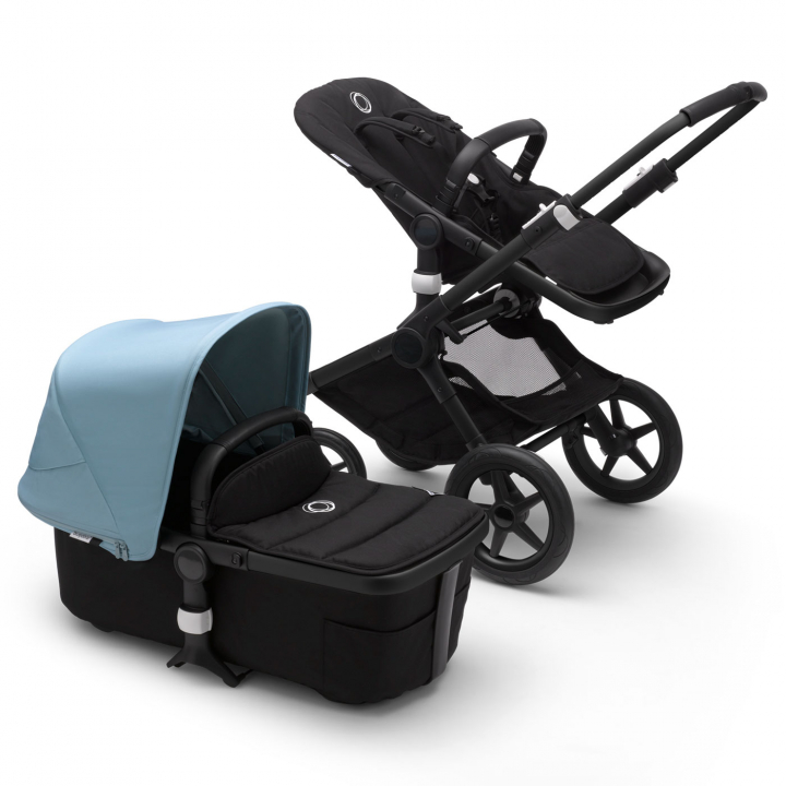 Bugaboo Fox2 Komplett Black/Black-Vapor Blue