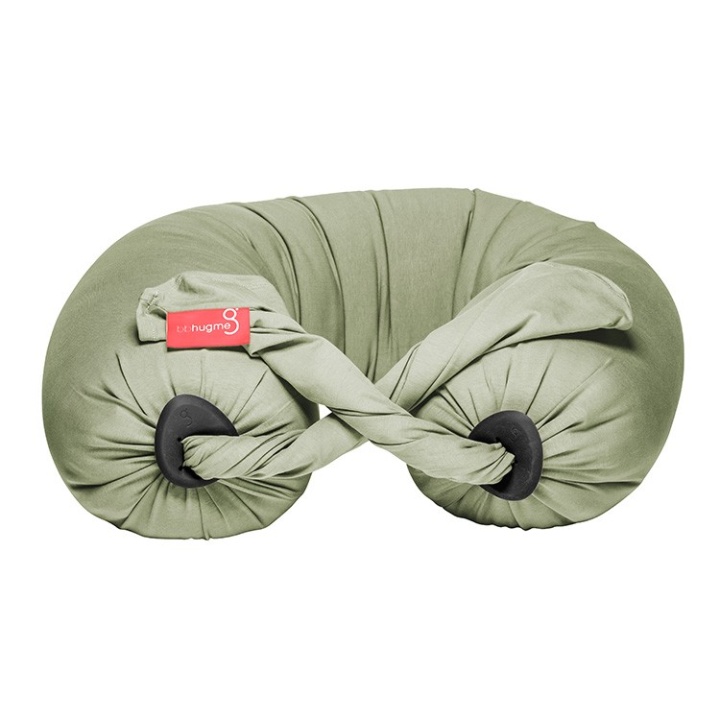 Bbhugme Gravid & amningskudde Dusty Olive Black