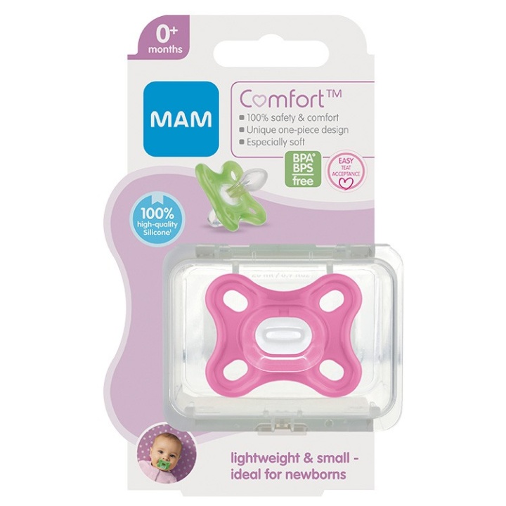 MAM Comfort Napp 0 m+ Rosa