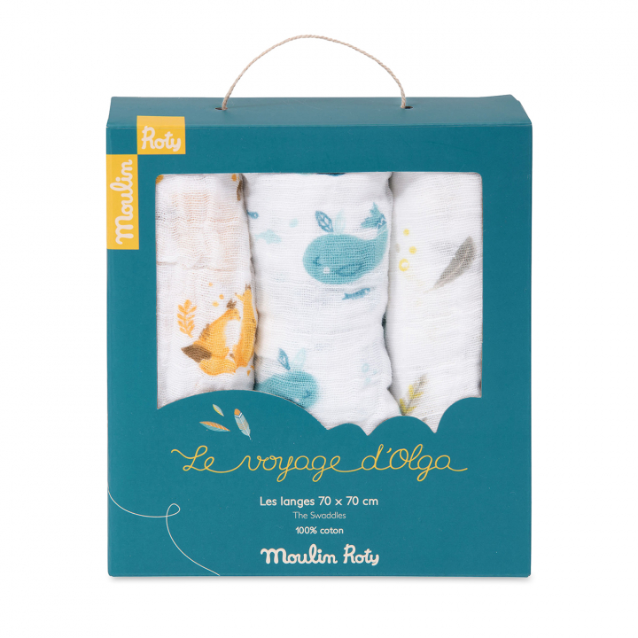 Moulin Roty Muslinfiltar 3-pack