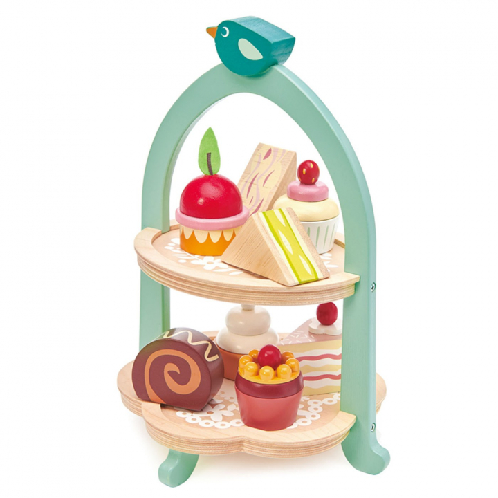 Läs mer om Tender Leaf Toys Mini Chef Birdie Aternoon Tea Stand