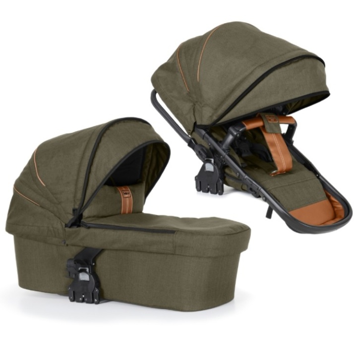 Emmaljunga NXT 2in1 Liggdel/Sittdel Outdoor Olive 2021