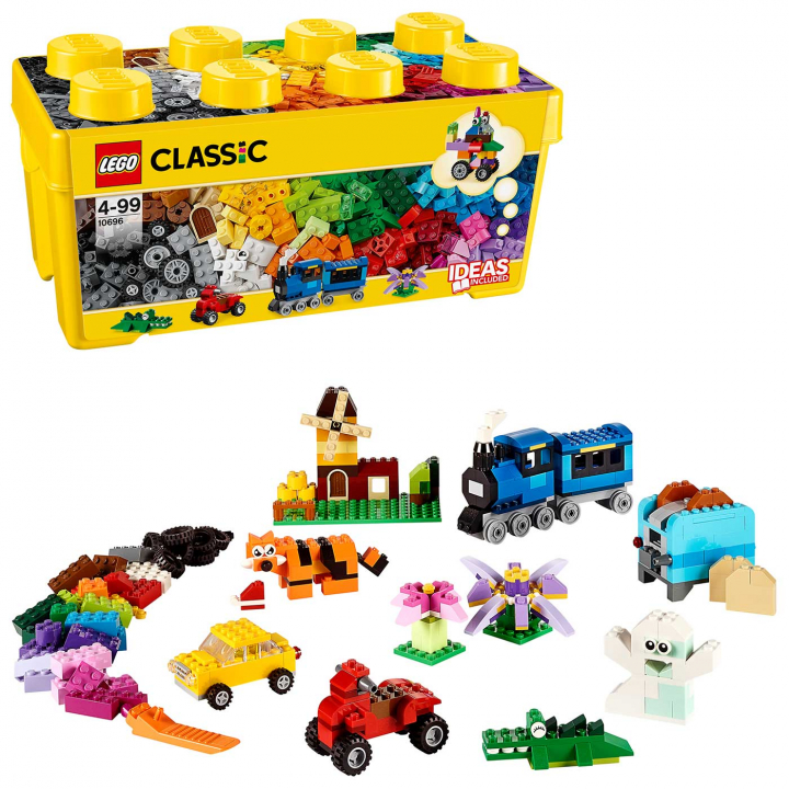Läs mer om LEGO Classic 10696 LEGO Fantasiklosslåda mellan