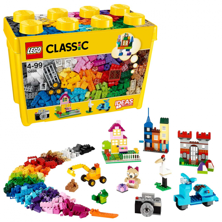 Läs mer om LEGO Classic 10698 LEGO Fantasiklosslåda stor