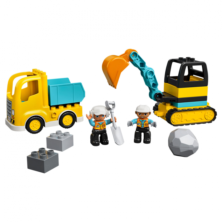 Läs mer om LEGO DUPLO Town 10931 Lastbil och grävmaskin