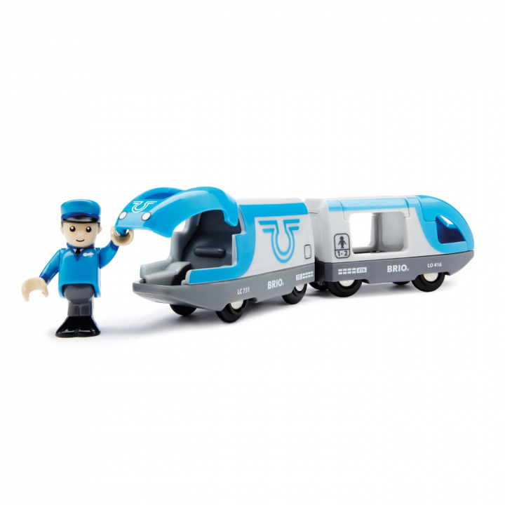 Brio Passagerartåg Batteridrivet Blå
