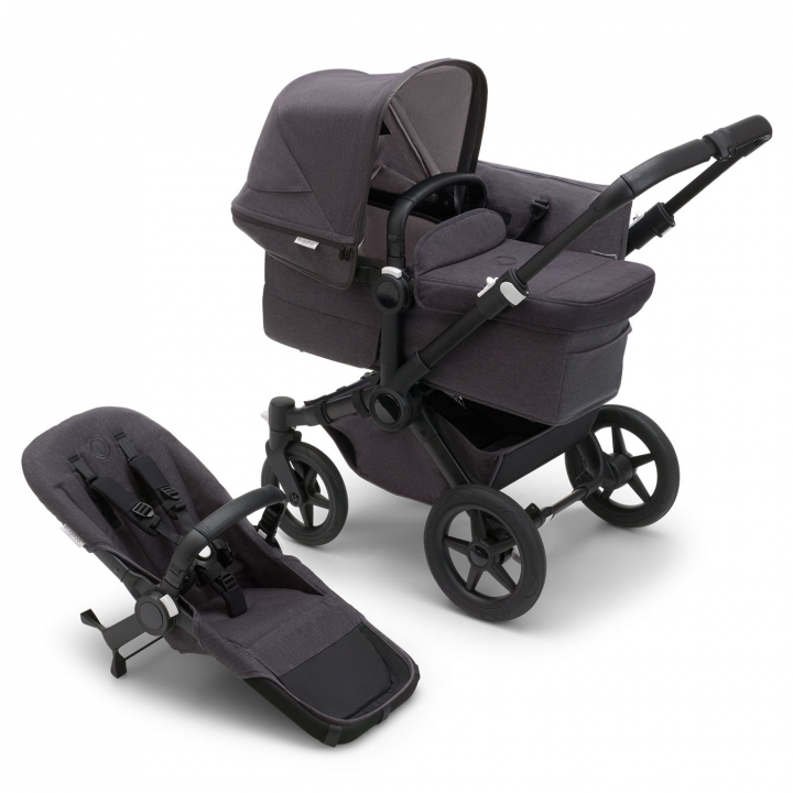 Läs mer om Bugaboo Donkey 5 Mineral Mono Komplett Black/Washed black