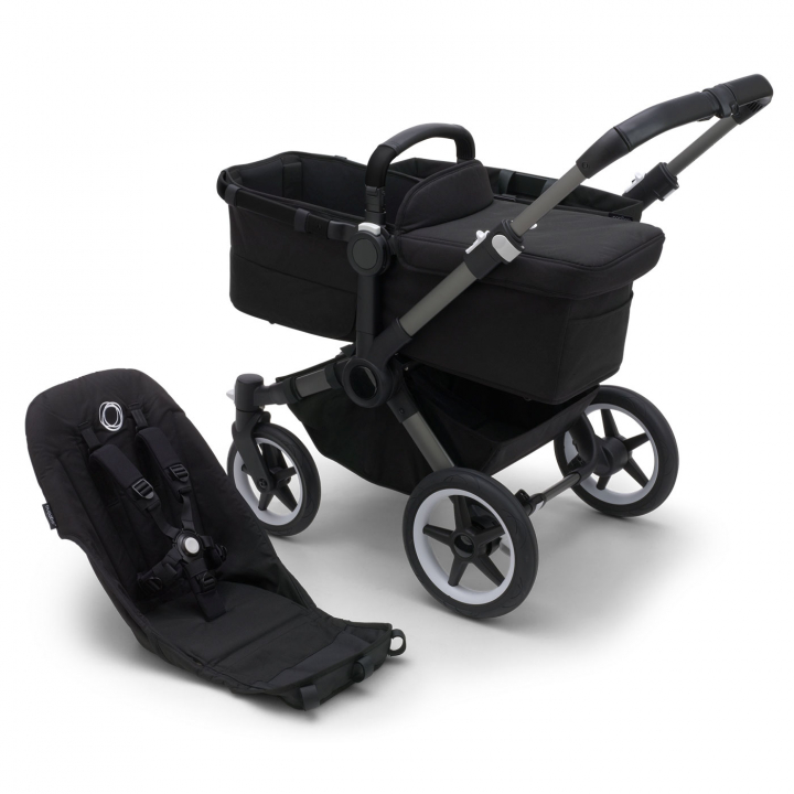 Läs mer om Bugaboo Donkey 5 Base Graphite/Midnight black