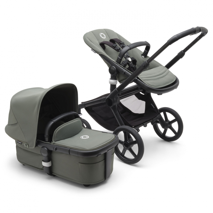 Läs mer om Bugaboo Fox 5 Komplett Black/Forest Green-Forest Green