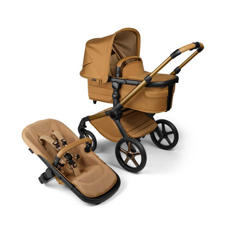 Läs mer om Bugaboo Fox 5 Komplett Noir Limited Edition AMBER GLOW