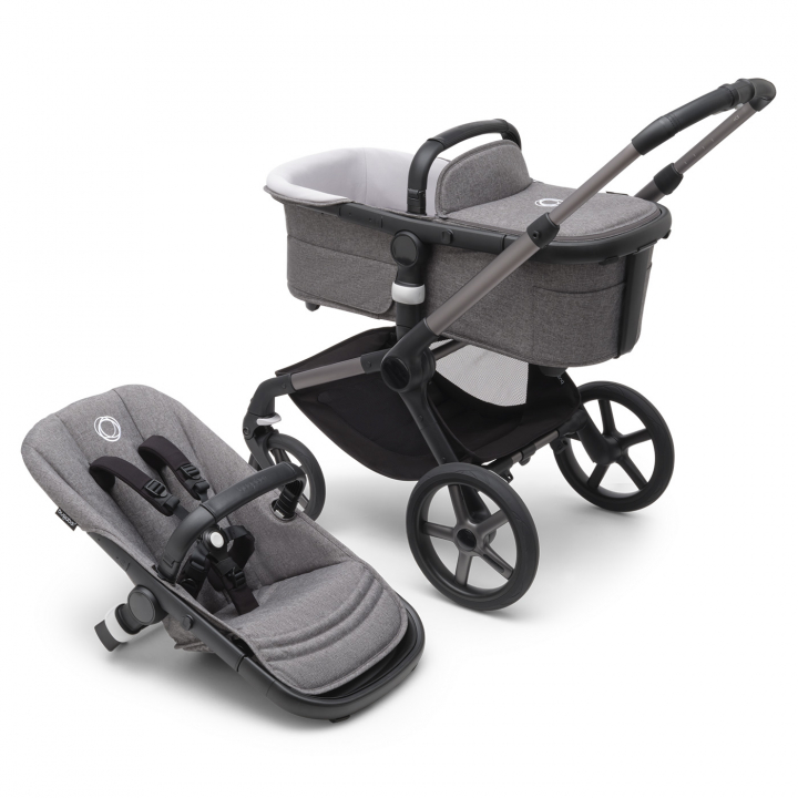 Läs mer om Bugaboo Fox 5 Base Graphite/Grey Melange