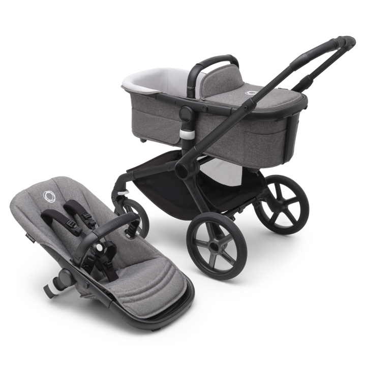 Läs mer om Bugaboo Fox 5 Base Black/Grey Melange