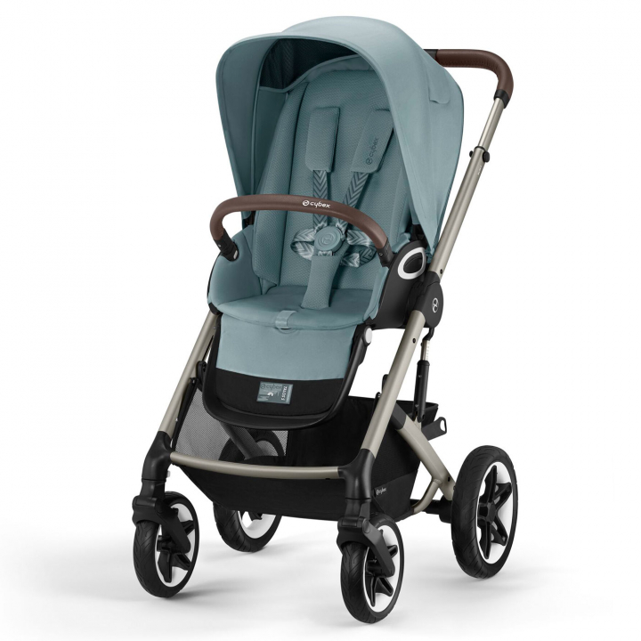 Läs mer om Cybex Talos S LUX Taupe Sky Blue