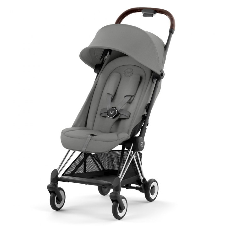 Läs mer om Cybex COYA Chrome Dark Brown Mirage Grey