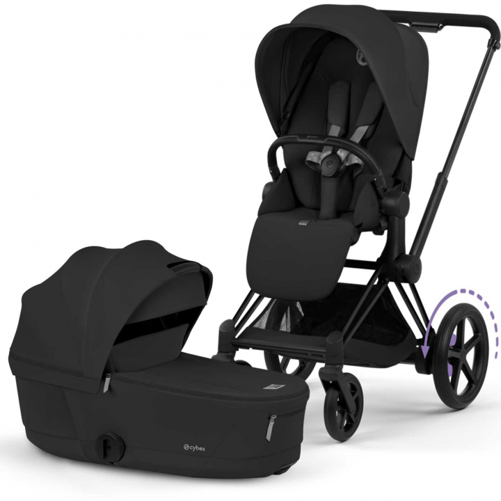 Cybex E-Priam Duovagn Matt Black/Sepia Black