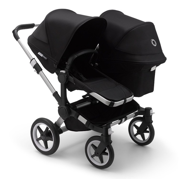 Bugaboo Donkey3 Duo Komplett syskonvagn Alu/Black