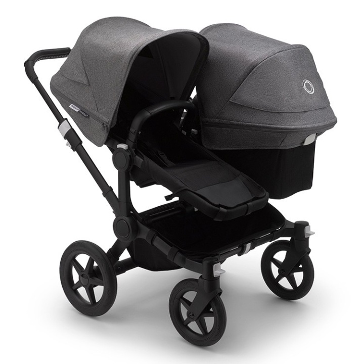 Bugaboo Donkey3 Duo Komplett syskonvagn Black/Black