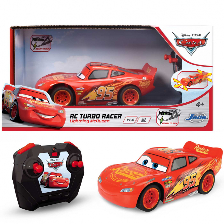 Läs mer om RC Disney Cars Blixten McQueen 1:24