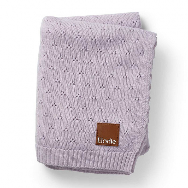 Läs mer om Elodie Pointelle Filt Lavender Love