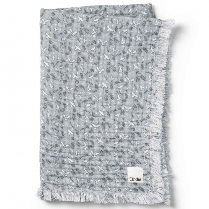 Läs mer om Elodie Soft Cotton Blanket Free Bird