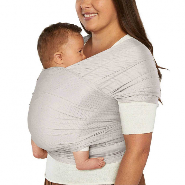 Läs mer om Ergobaby Aura Bärsjal Mesh Soft Grey