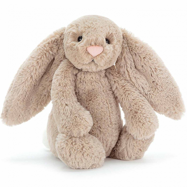 Läs mer om Jellycat Bashful Beige Bunny Gosedjur M