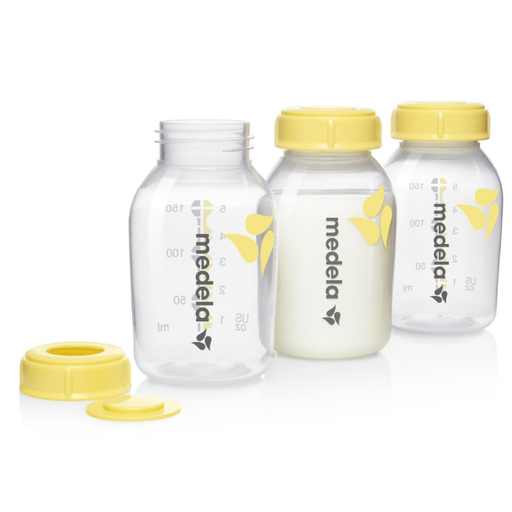 Läs mer om Medela Bröstmjölksflaska 150 ml 3-pack