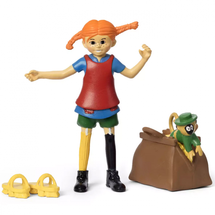 Läs mer om Pippi Långstrump Figurset