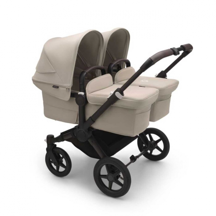 Läs mer om Bugaboo Donkey 5 Twin Komplett Black/Desert Taupe