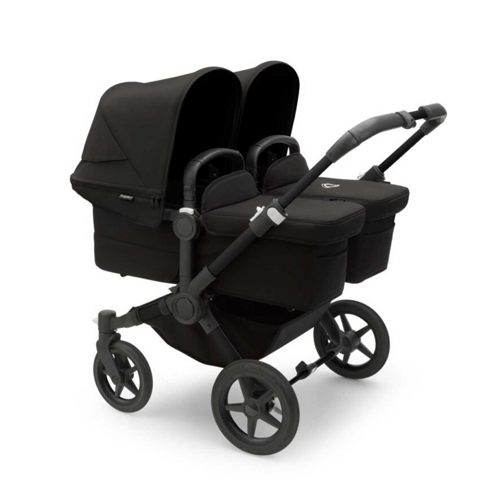 Läs mer om Bugaboo Donkey 5 Twin Komplett Black/Midnight Black