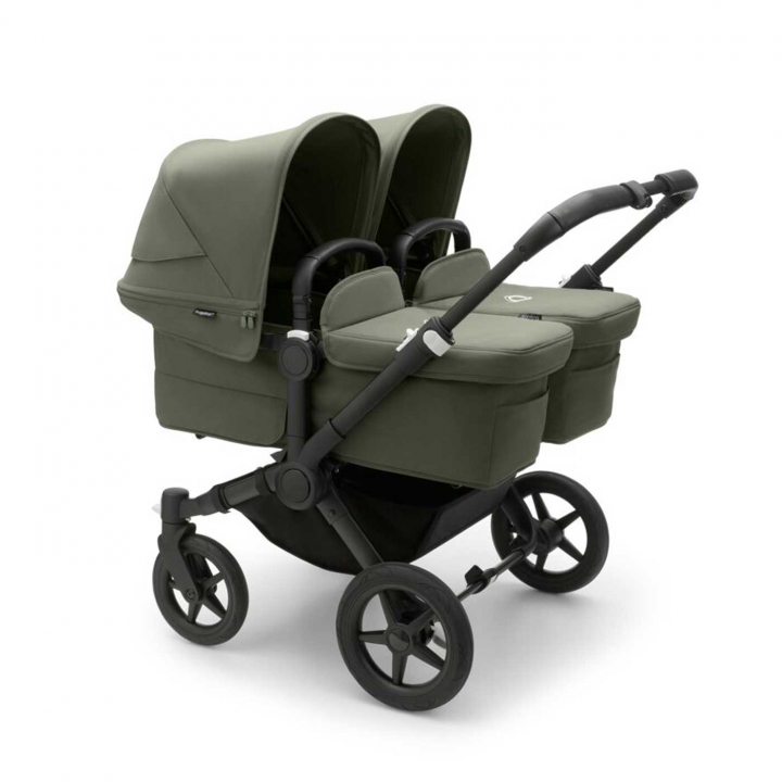 Läs mer om Bugaboo Donkey 5 Twin Komplett Black/Forest Green