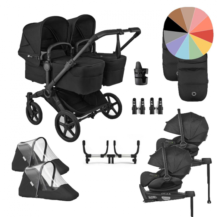 Bugaboo Donkey 6 Tvillingvagn XL Paket