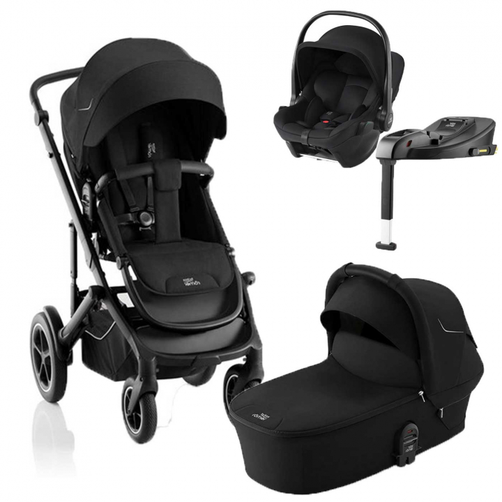 Läs mer om Britax Smile 5Z Duovagn + Baby-safe Core + Bas