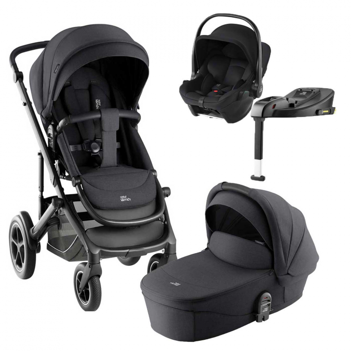 Britax Smile 5Z Duovagn + Baby-safe Core + Bas