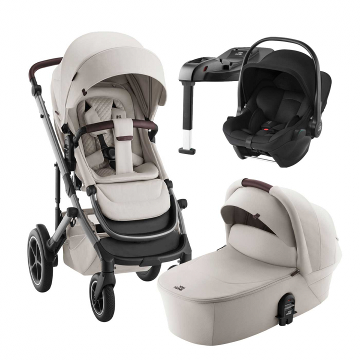 Läs mer om Britax Smile 5Z LUX Duovagn + Baby-safe Core + Bas