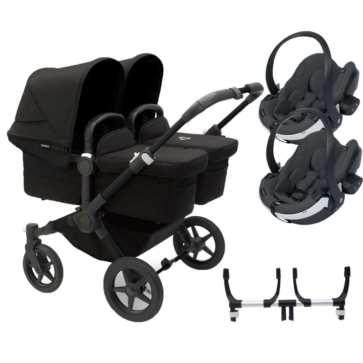 Läs mer om Bugaboo Donkey 5 Twin + Besafe izi Modular X2