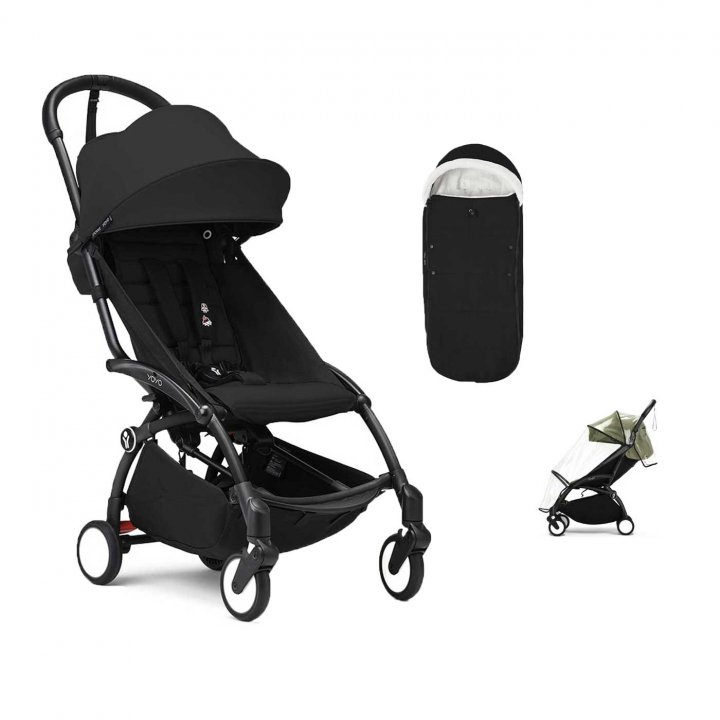 Stokke Yoyo3 Sittvagn med Åkpåse & Regnskydd