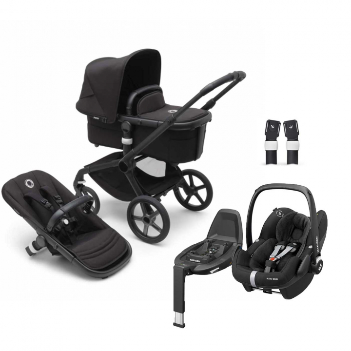 Läs mer om Bugaboo Fox 5 Duovagn + Maxi-Cosi Pebble Paket