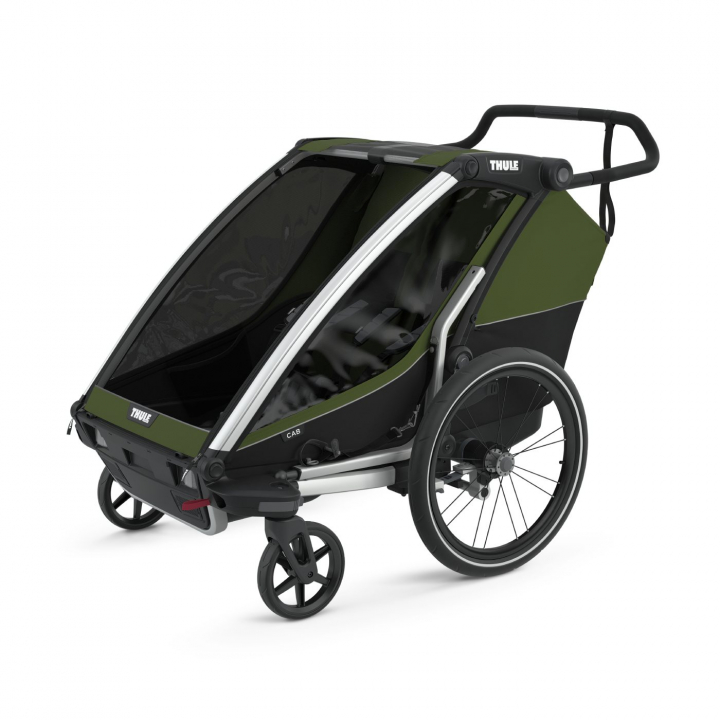 Läs mer om Thule Chariot Cab2 Multisportvagn Cypress Green