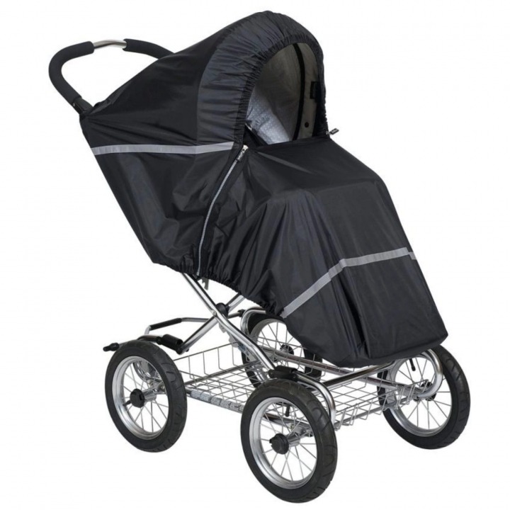 Tullsa Regnskydd Sittvagn Single Svart