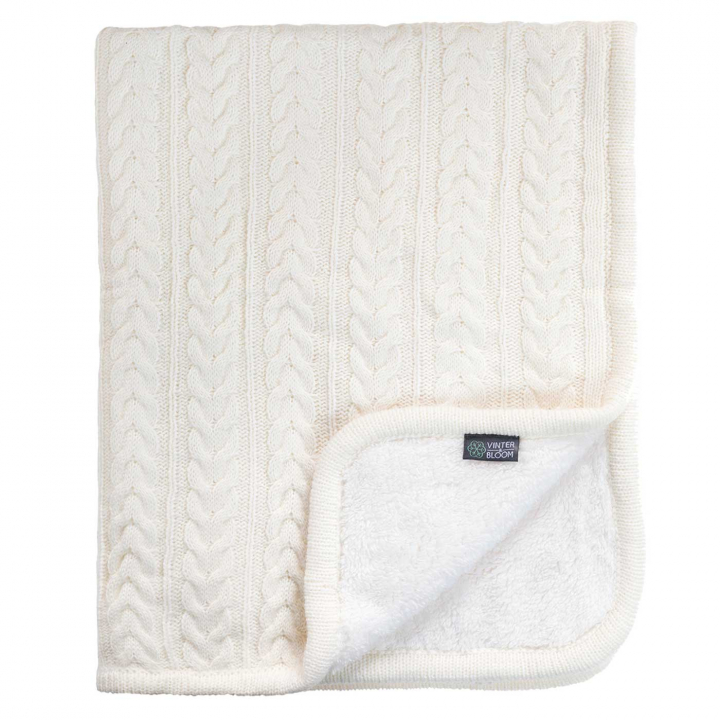 Läs mer om Vinter & Bloom Cuddly Filt Ivory