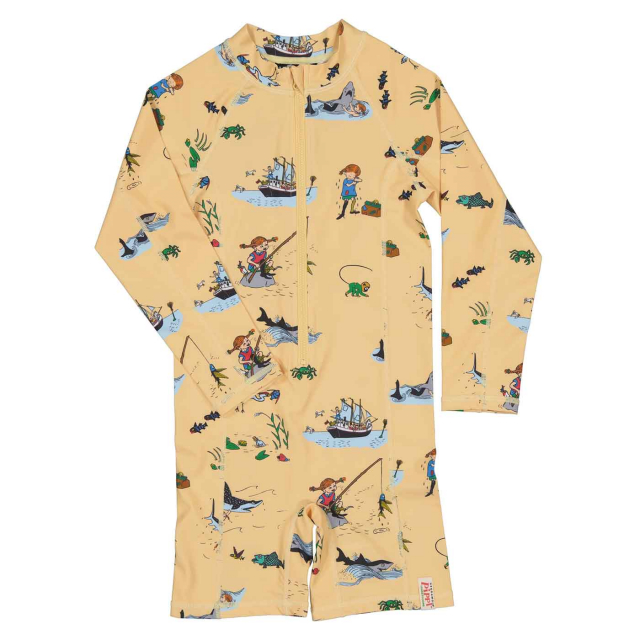 Geggamoja UV-Dräkt Pippi Långstrump Gul