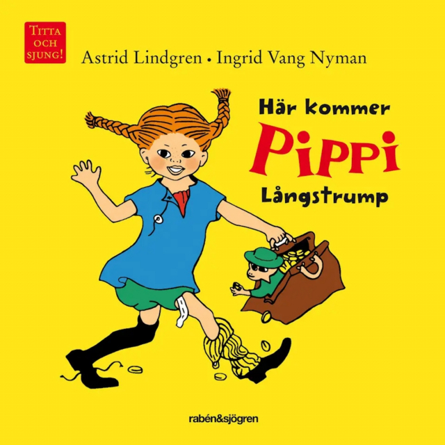 Pekbok Här kommer Pippi Långstrump