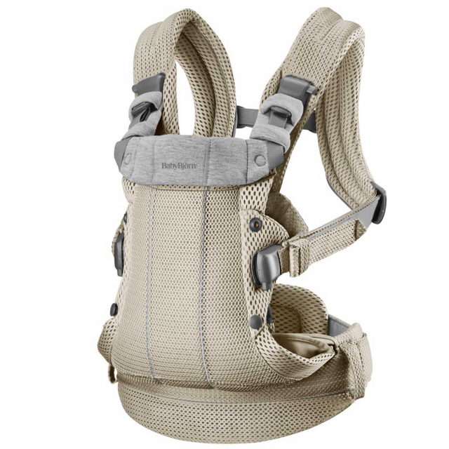 BabyBjörn Bärsele Harmony 3D Mesh Gråbeige