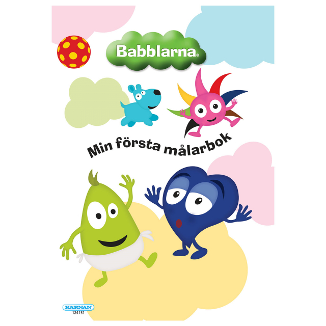 Kärnan Målarbok Babblarna Min Första Målarbok