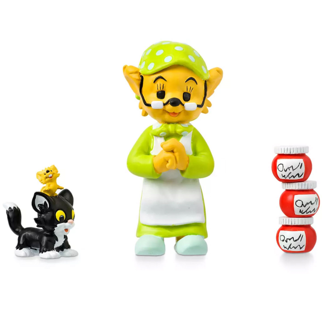 Bamse Farmor Katten & Musen Figurset