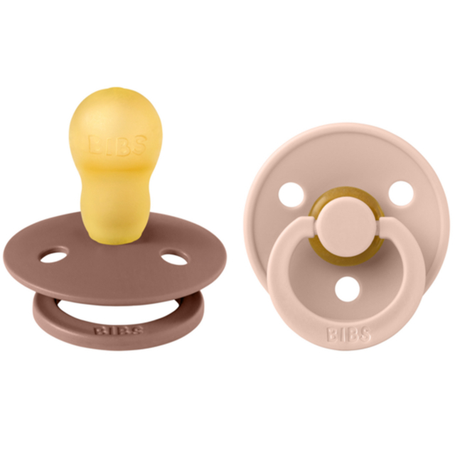 BIBS Colour Napp 2-Pack Woodchuck/Blush Strl 3