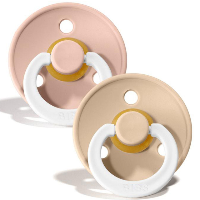 BIBS Colour Nappar Blush NIGHT/Vanilla NIGHT 2-Pack Strl 3