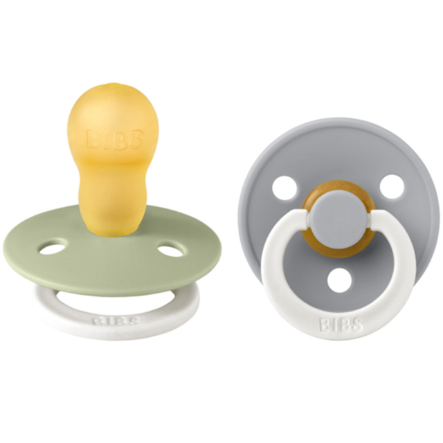 BIBS Colour Napp 2-Pack Sage NIGHT/Cloud NIGHT Strl 3