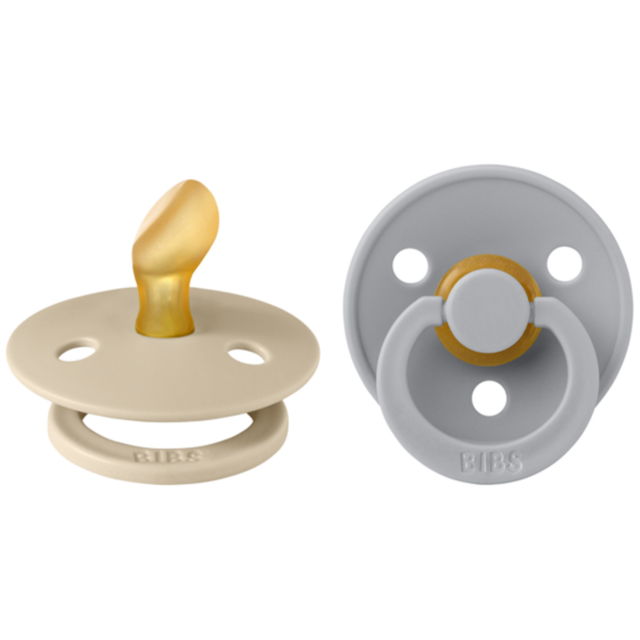 Bibs Colour Nappar 2-pack Vanilla/Cloud strl 1 Anatomisk